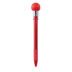 Elabuga Penna a 2 colori con luce Scrittura Penne in plastica Plastica Rosso 6 x 0
